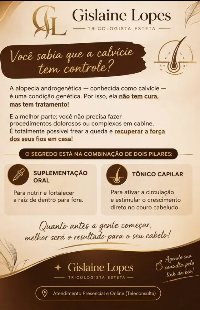 Guia visual sobre as causas da queda de cabelo